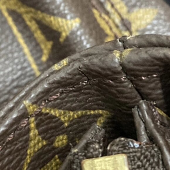 LOUIS VUITTON Cabas Mezzo Shoulder Bag Monogram Leather Brown M51151 18EF541 - Picture 10 of 16